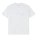 Jordan kids' white short sleeve t-shirt displayed flat on a white background.