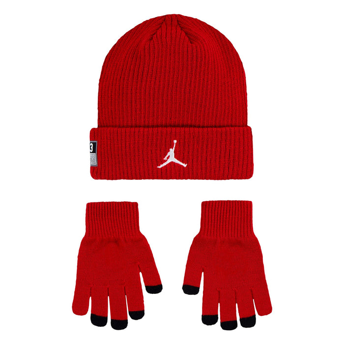 Ensemble Jordan 23 Jersey Beanie Gym Rouge (7-16 ans)