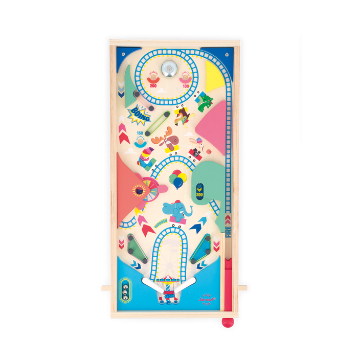 Janod® Applepop Funfair Pinball Ages 5+