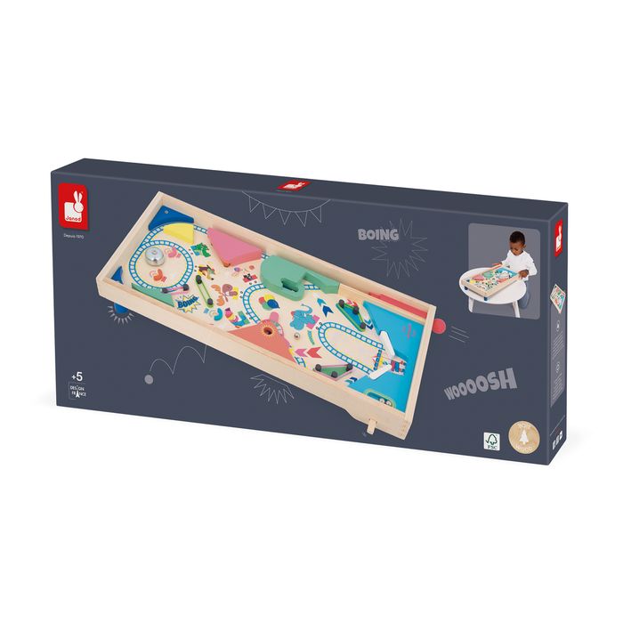 Janod® Applepop Funfair Pinball Ages 5+