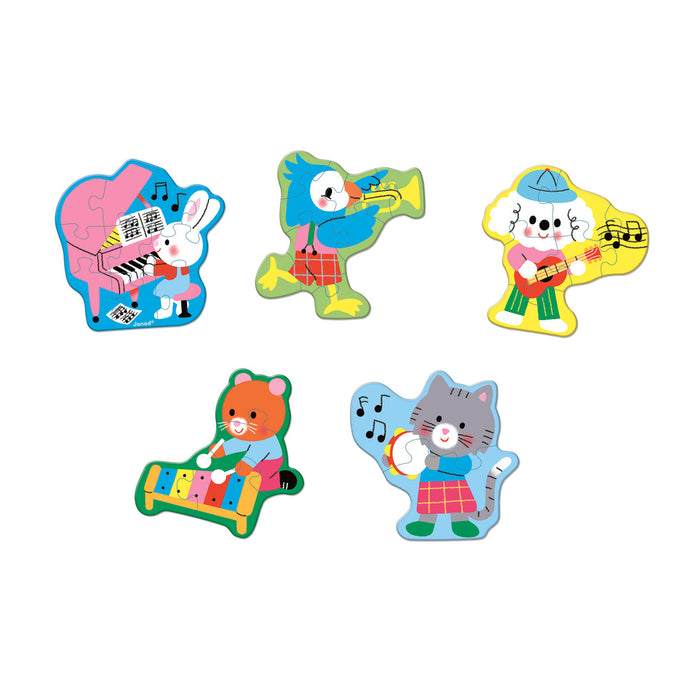 Janod® Puzzle - Bébé musique