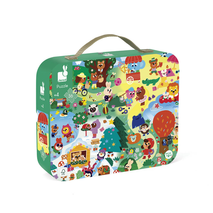 Janod® Puzzle Four Seasons