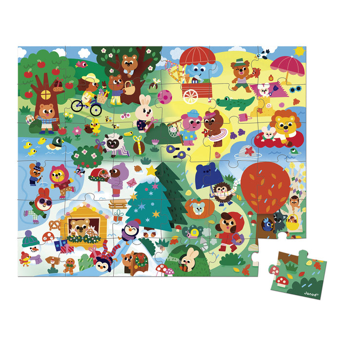Janod® Puzzle Four Seasons