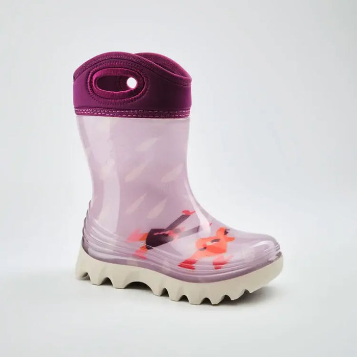 Bottes de pluie imperméables pour enfants Kamik Drizzle x Cécile Gariépy – Fabriquées au Canada