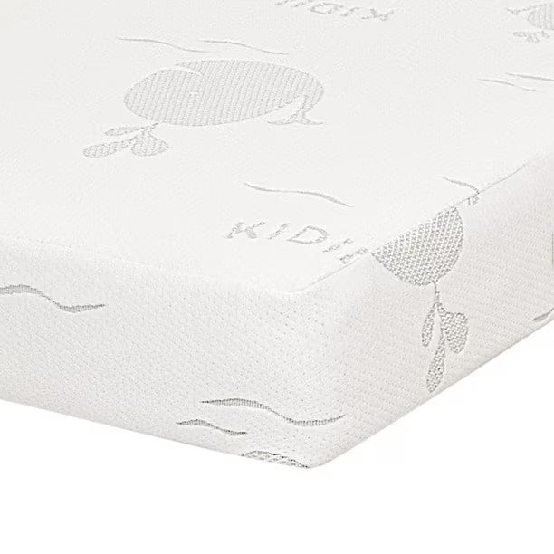 KidiLove Coziness 5" Baby and Toddler Bed Foam Mattress With Organic Cotton Cover In White