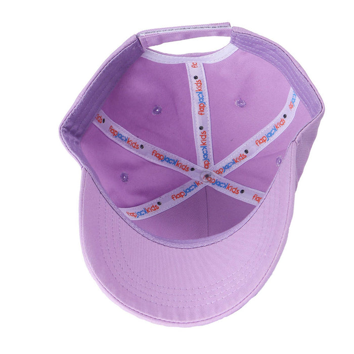 FlapJack Kids UPF50+ Ball Cap - Monster Orange - Large
