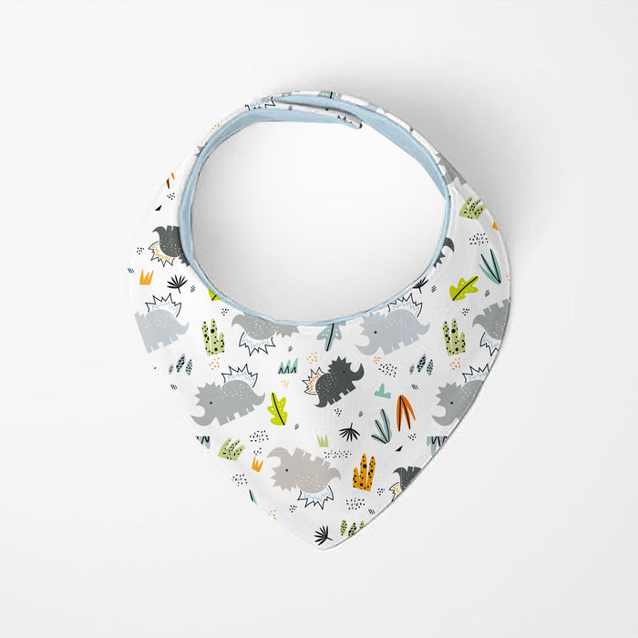 Bavoir bandana Kushies® Dino | Lot de 2