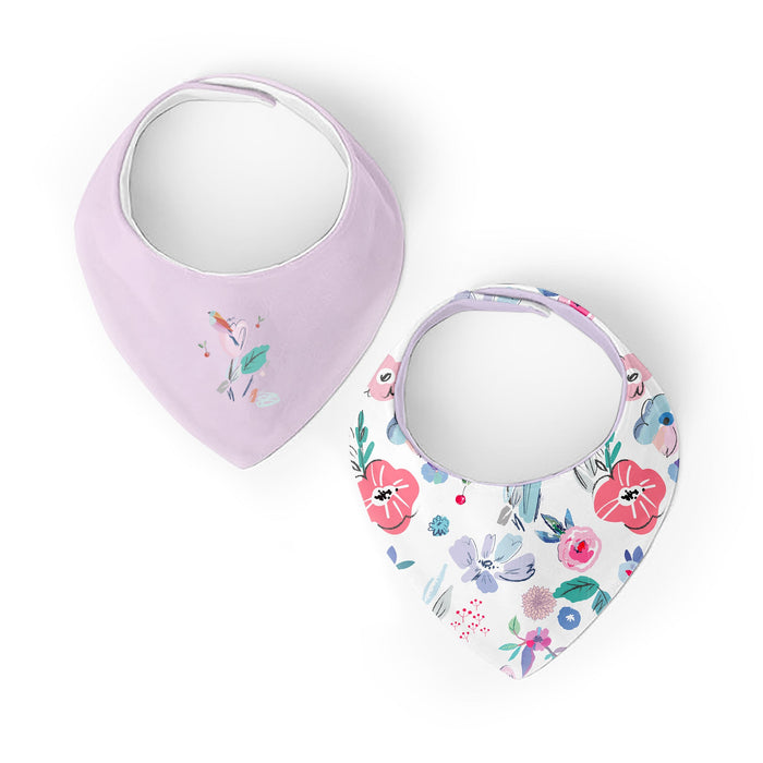 Kushies® Bandana Bib Flower | 2 Pack