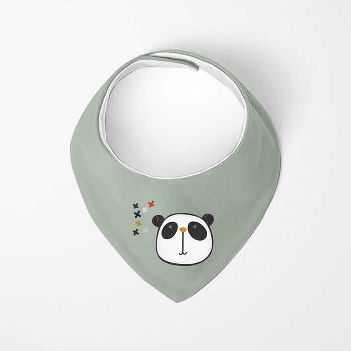 Kushies® Bandana Bib Panda | 2 Pack