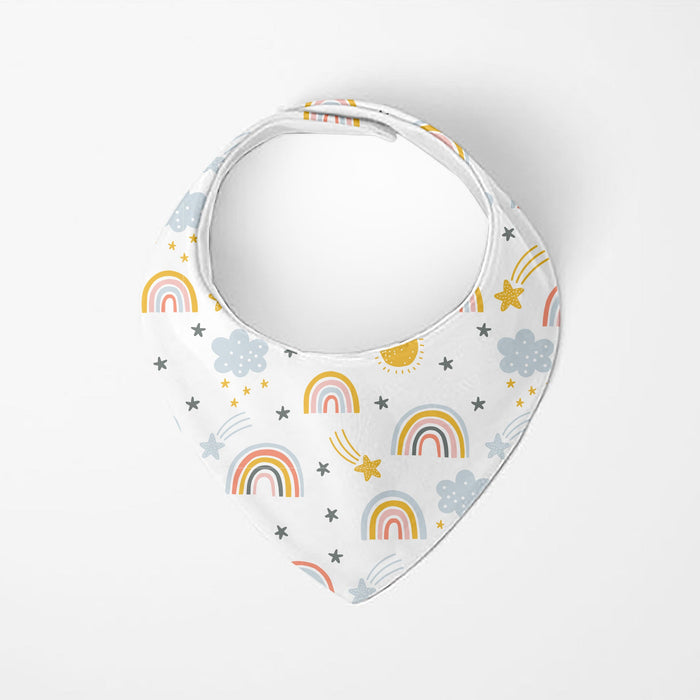 Kushies® Bandana Bib Rainbow | 2 Pack