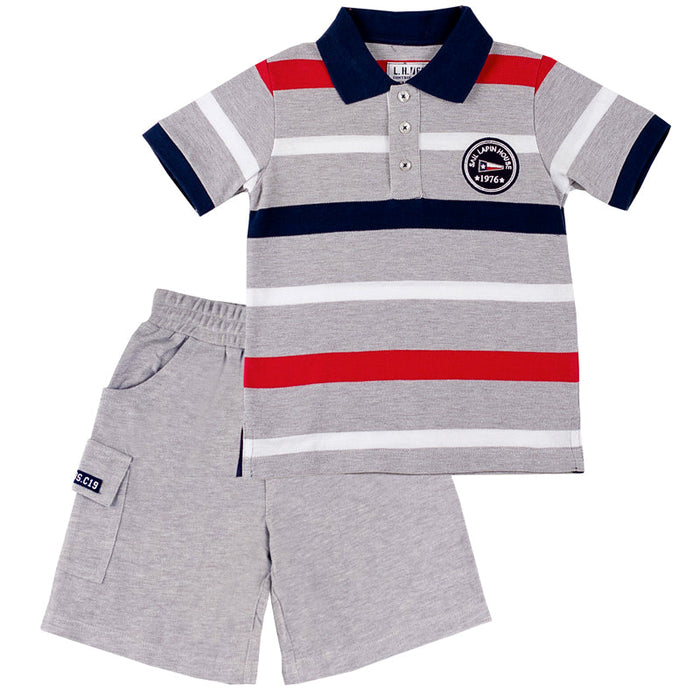 Ensemble polo et pantalon Kushies – Tailles (6 à 14 ans)