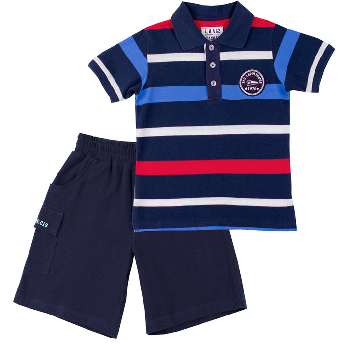 Ensemble polo et pantalon Kushies – Tailles (6 à 14 ans)