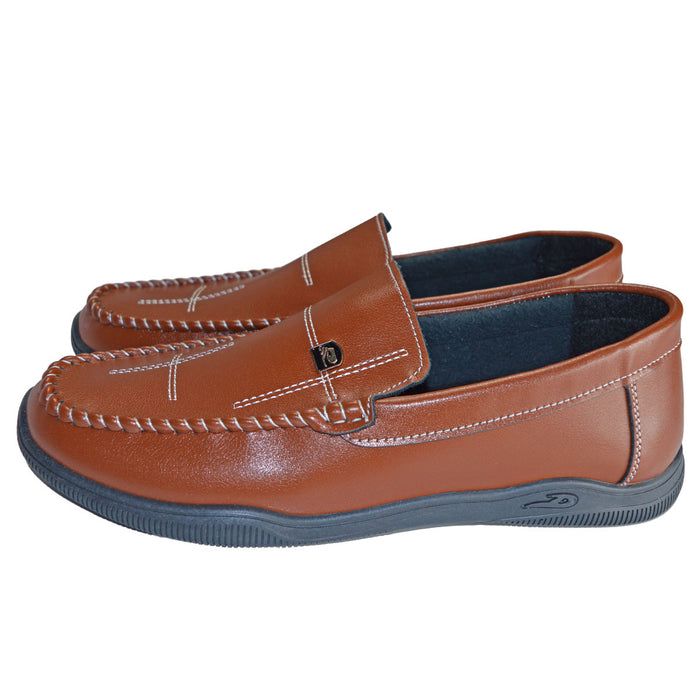 Formal Wear Teen & Young Adult Dress Loafers – Black , Cognac & Navy | Classic Slip-On Style EU - Sizes 39 to 44