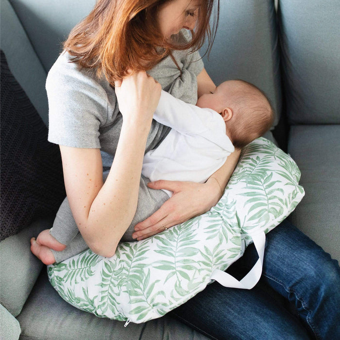 Coussin d'allaitement pour bébé en coton Perlimpinpin