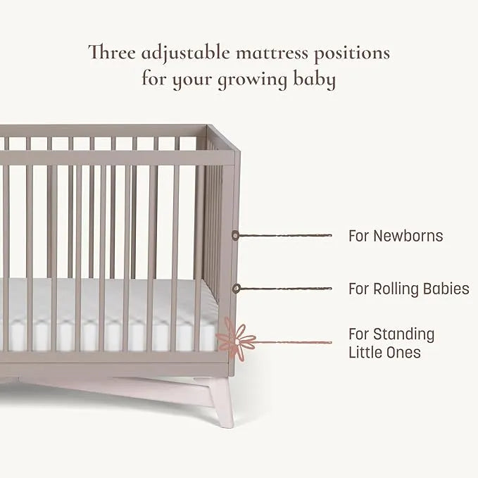 Little Seeds® Pala 4-in-1 Convertible Crib with Adjustable Mattress Positions