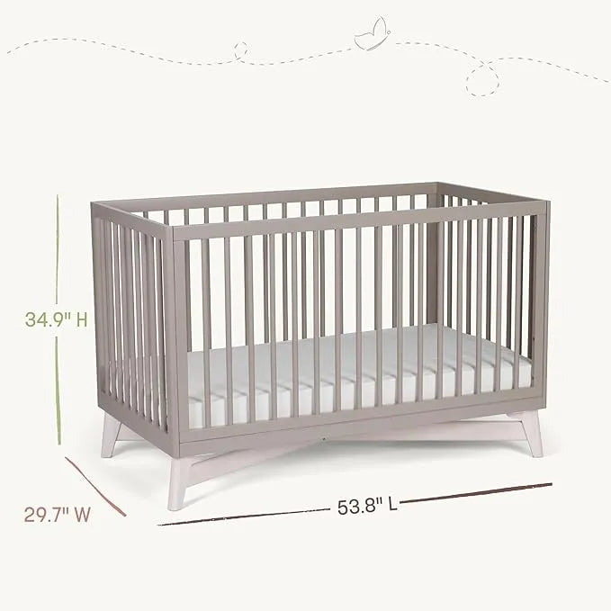 Little Seeds® Pala 4-in-1 Convertible Crib with Adjustable Mattress Positions
