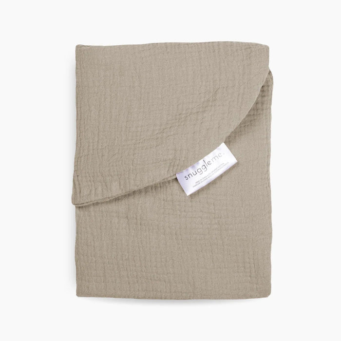 Snuggle me LoungerCurveCover organic cotton muslin