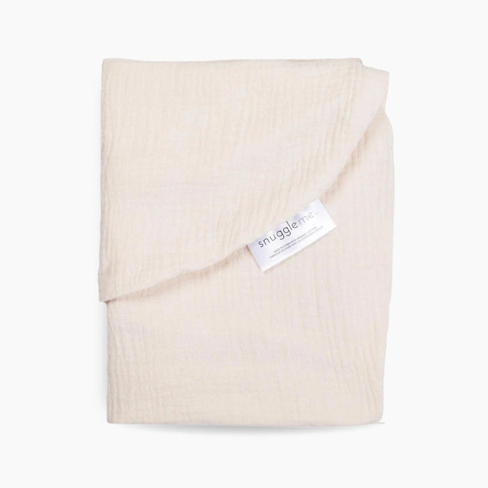 Snuggle me LoungerCurveCover organic cotton muslin