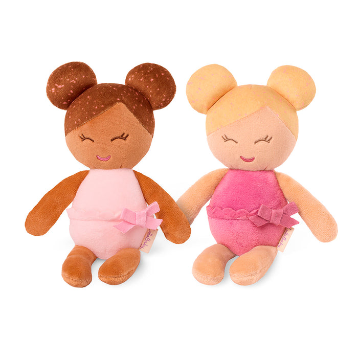 LullaBaby - Mini poupée de bain en peluche pour bébé, modèles assortis