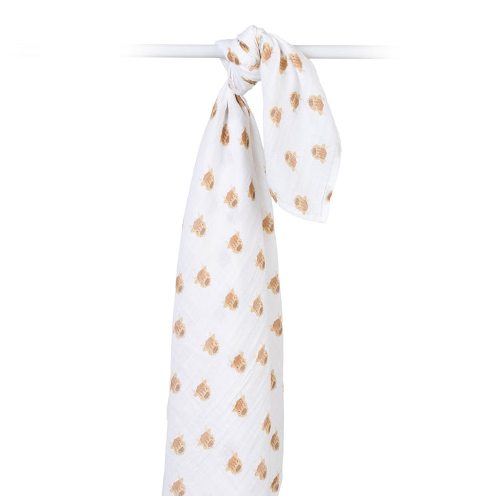 Lulujo® Couverture d'Emmaillotage en Mousseline de Coton - 40x40