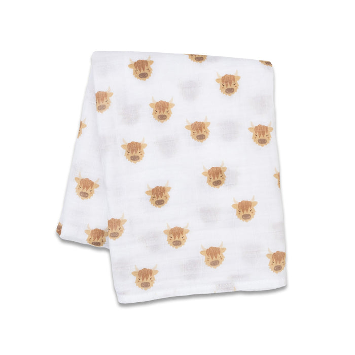 Lulujo® Couverture d'Emmaillotage en Mousseline de Coton - 40x40