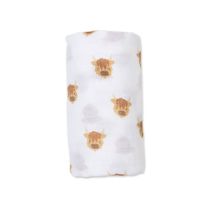 Lulujo® Couverture d'Emmaillotage en Mousseline de Coton - 40x40