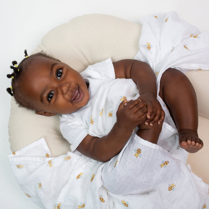 Lulujo® Cotton Muslin Swaddle Blanket - 40x40