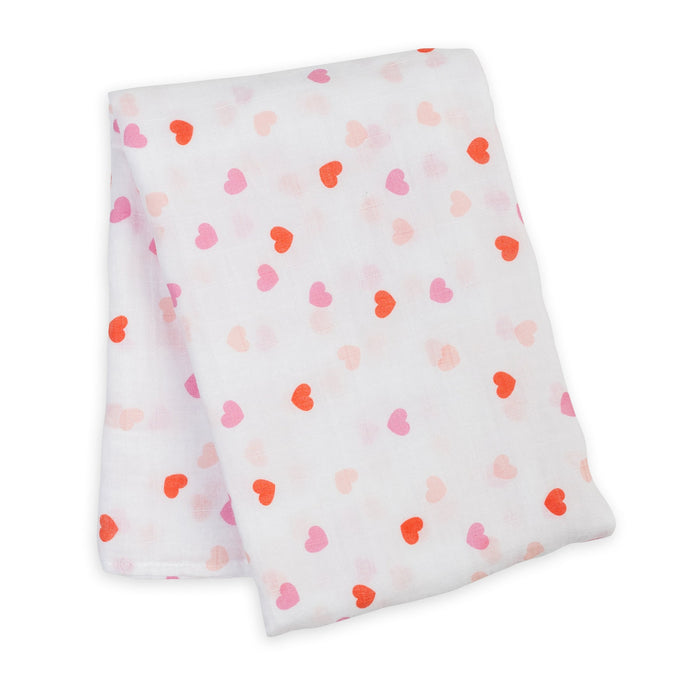 Lulujo® Cotton Muslin Swaddle Blanket - 47x47
