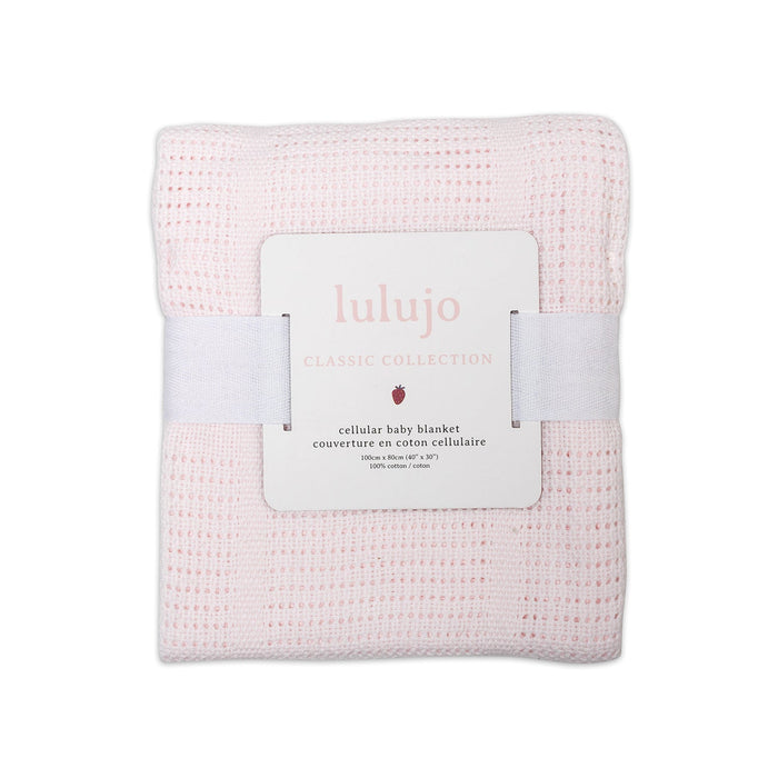 Lulujo  Cellular Blanket - Grey
