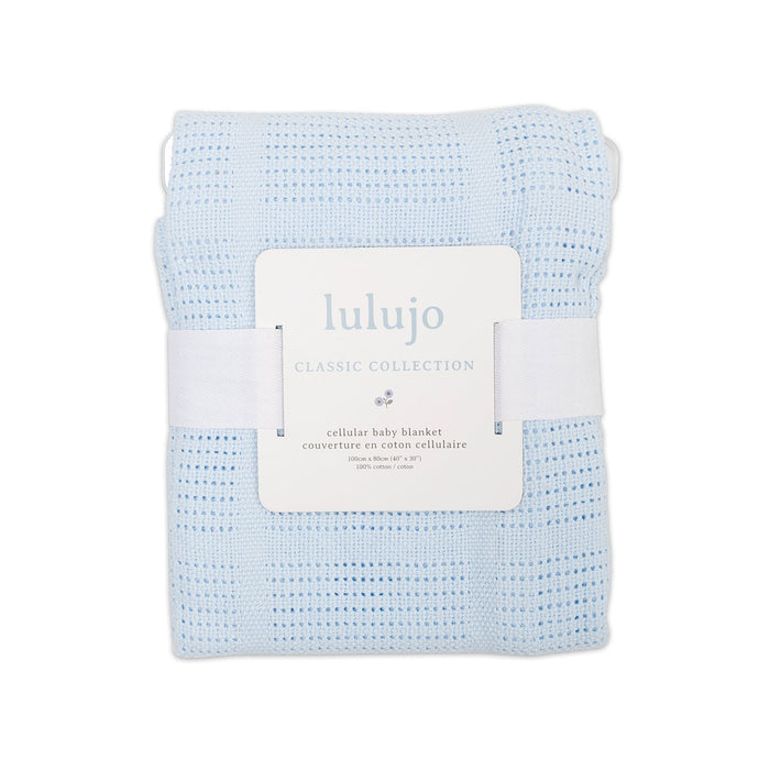 Lulujo  Cellular Blanket - Grey