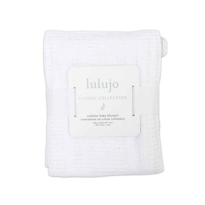 Lulujo  Cellular Blanket - Grey