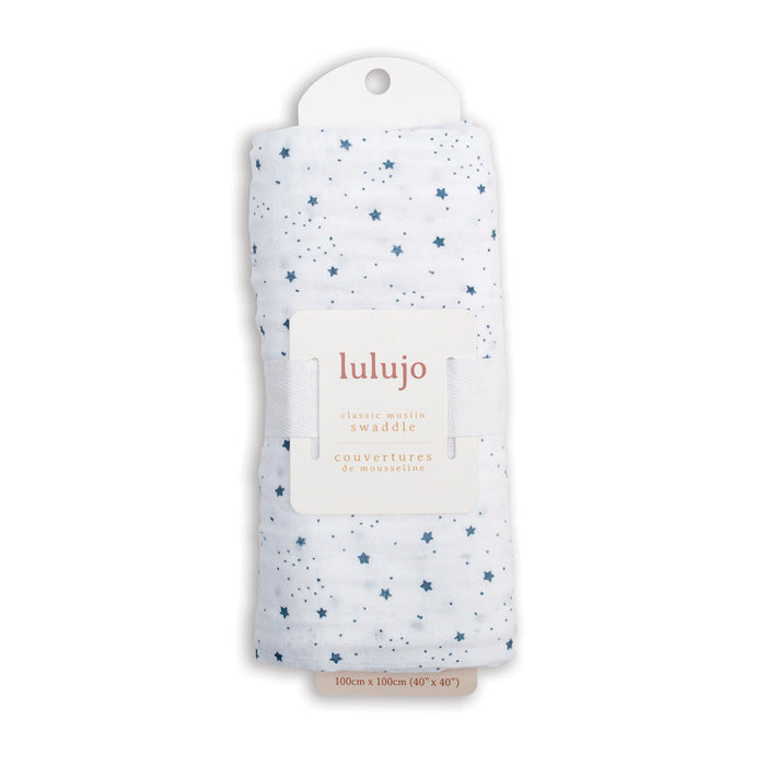 Lulujo® Cotton Muslin Swaddle Blanket - 40x40