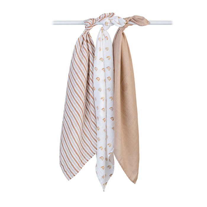 Lulujo Receiving Blankets 3-PK
