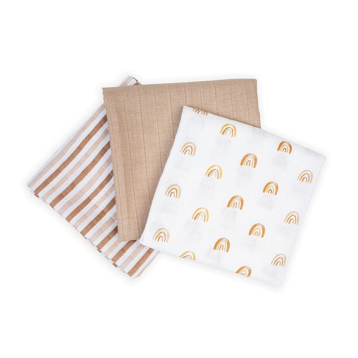 Lulujo Receiving Blankets 3-PK