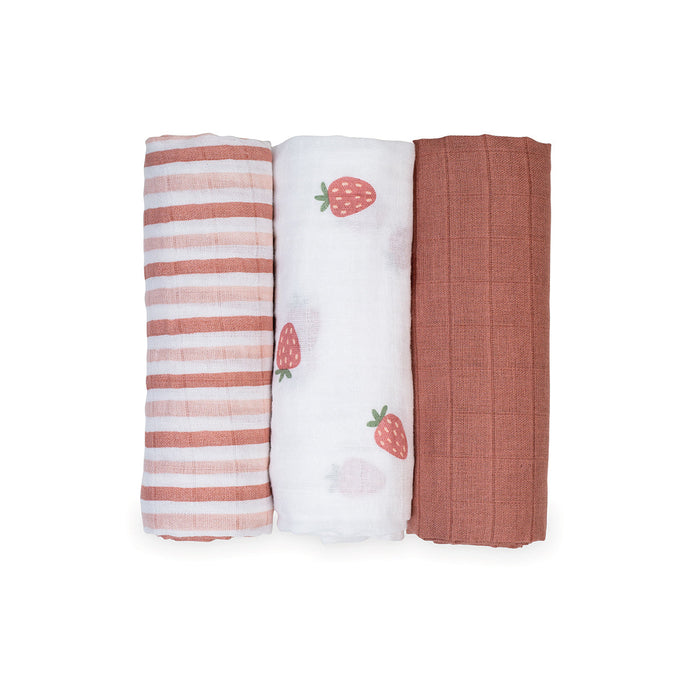 Lulujo Receiving Blankets 3-PK
