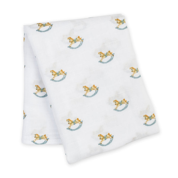 Lulujo Swaddle Blanket Muslin Cotton LG