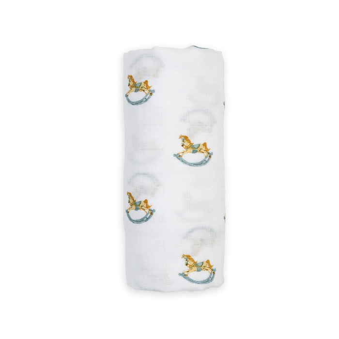Lulujo Swaddle Blanket Muslin Cotton LG