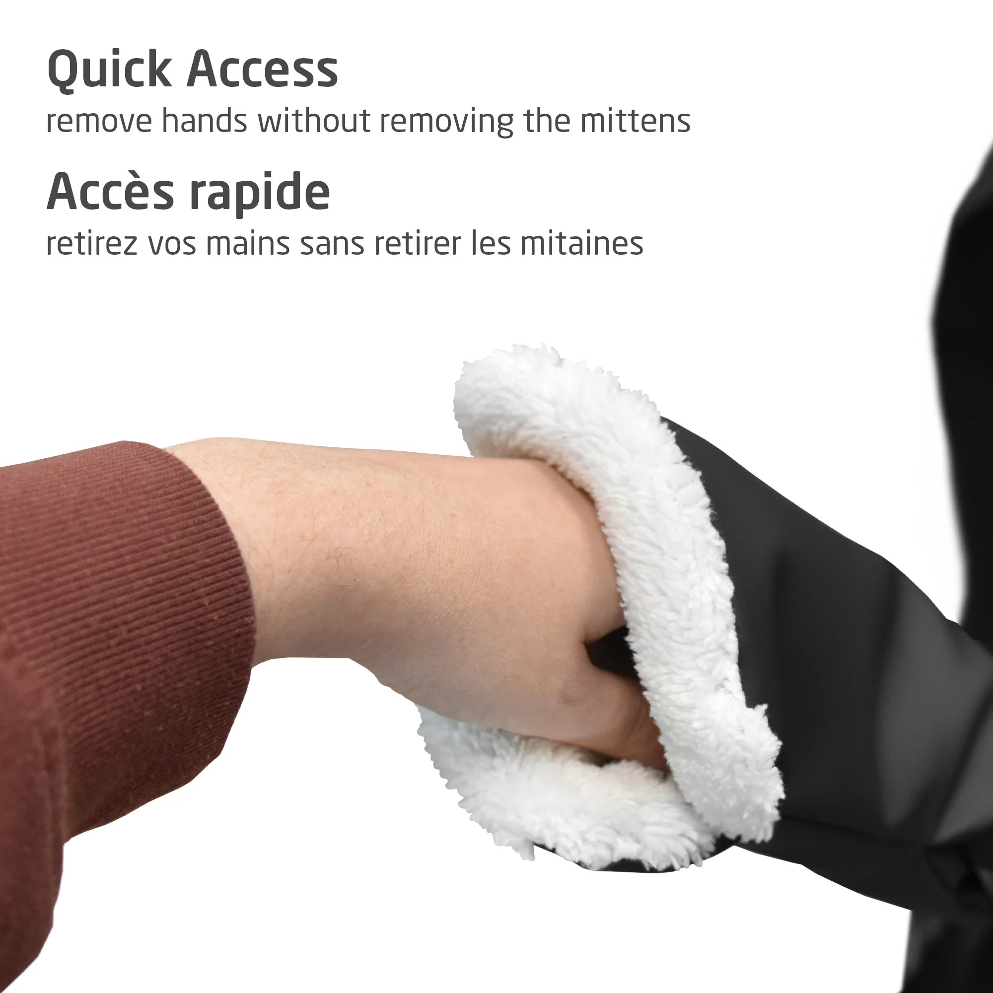 Gants pour poussette Maxi Cosi - Noir essentiel