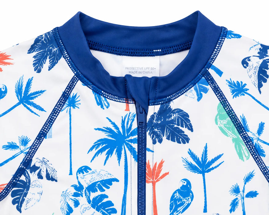 M.I.D® Baby One-Piece Rashguard Sail Blue – Sizes 6M to 24M