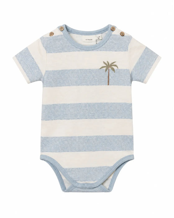 Body bébé M.I.D® Taille mixte bleue | 3M–24M