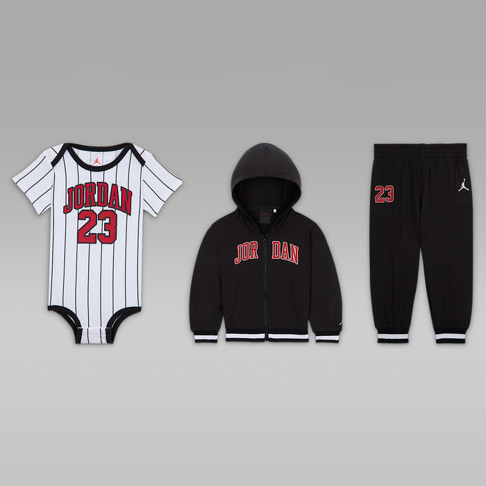 Jordan baby 23 jersey full-zip set Black 01