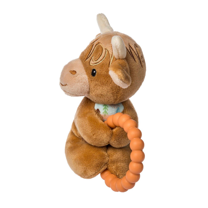 Mary Meyer® Teether Rattle Hetty Highland Cow - 6"