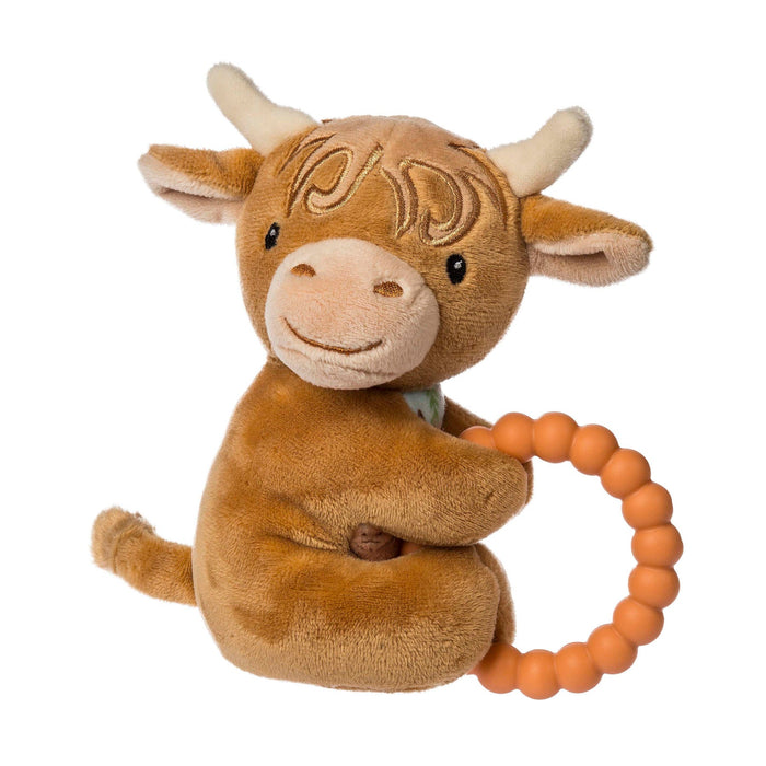 Mary Meyer® Teether Rattle Hetty Highland Cow - 6"