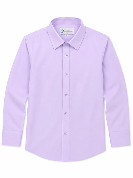Chemise Habillée Extensible Coupe Ajustée à Manches Longues Mavezzano® pour Homme | 2 à 20