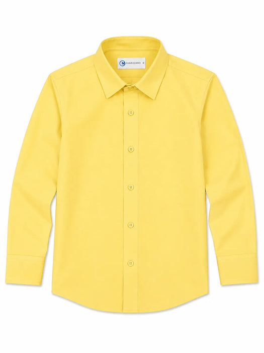 Chemise Habillée Extensible Coupe Ajustée à Manches Longues Mavezzano® pour Homme | 2 à 20