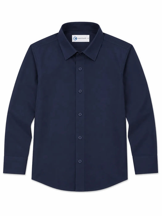 Chemise Habillée Extensible Coupe Ajustée à Manches Longues Mavezzano® pour Homme | 2 à 20