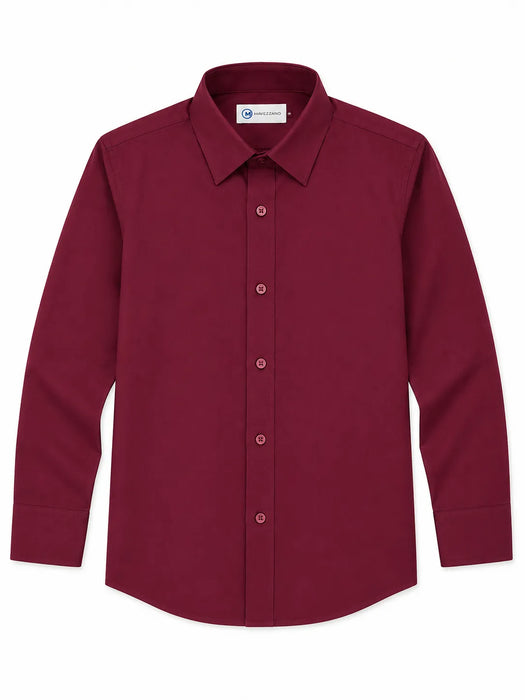 Chemise Habillée Extensible Coupe Ajustée à Manches Longues Mavezzano® pour Homme | 2 à 20