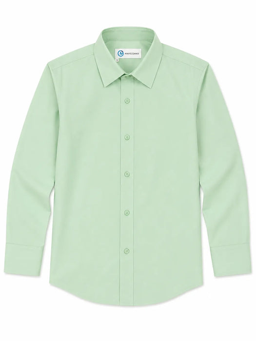 Chemise Habillée Extensible Coupe Ajustée à Manches Longues Mavezzano® pour Homme | 2 à 20