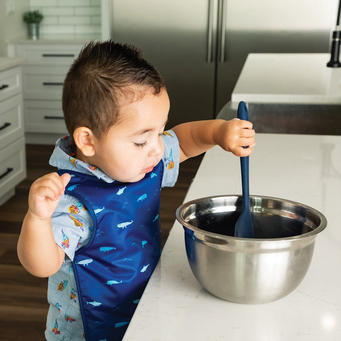 Tiny Twinkle Mess-proof Apron Bib with Ruffles