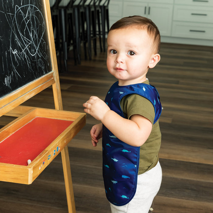 Tiny Twinkle Mess-proof Apron Bib with Ruffles